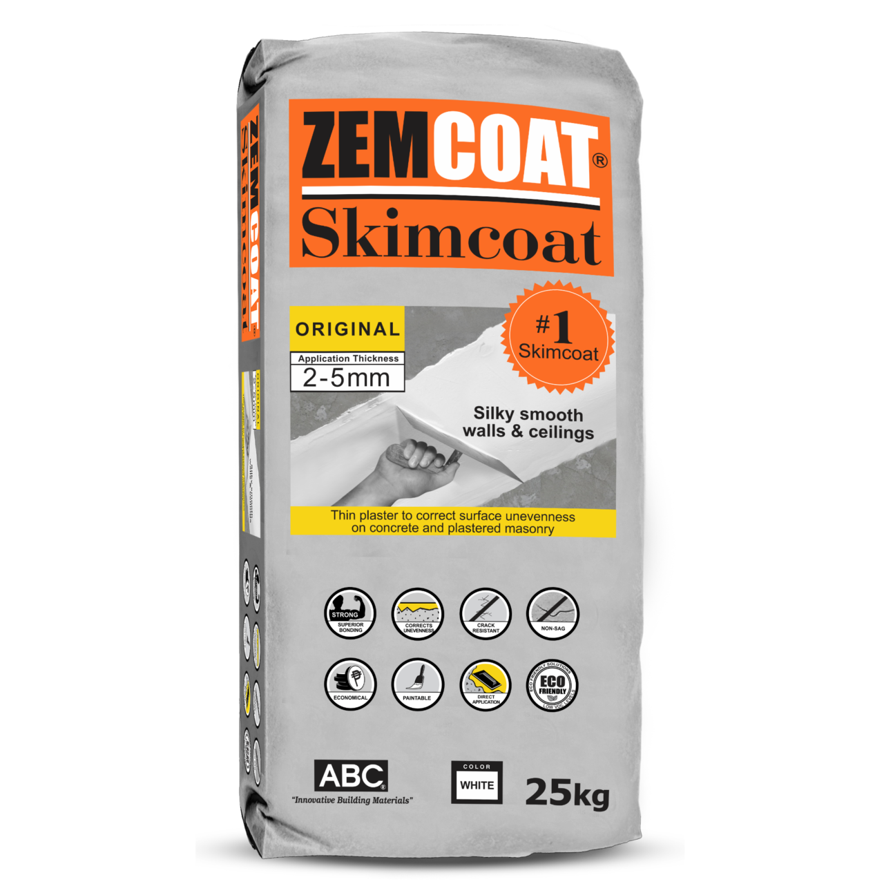 Zemcoat Skimcoat Original Allgemeine BauChemie Phil., Inc.
